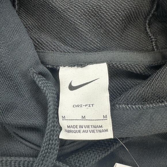 NikeCourt Hoodie Mens Medium Black Tennis Pullover Dri-FIT Sweatshirt FQ2093-010 - Picture 5 of 11